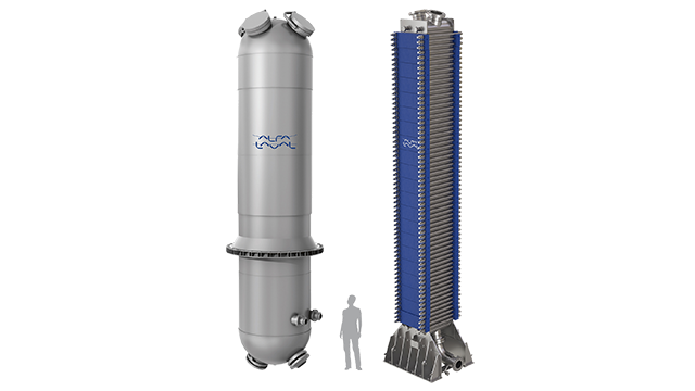 Packinox heat exchanger plate and shell plate and frame